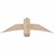 Ekena Millwork Bellingham Smooth Timber Gable Bracket, Douglas Fir, 48"W x 14"H x 5 1/2"D x 5 1/2"F, 7/12 Pitch GBW048X14X0606BEL00SDF - alternate 1